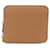 Silk In Hermès Hermes Colliers de Chiens Silk Compact Wallet D'oro Taupe Pelle Seta