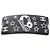 Barrette per cuffie Chanel Coco Mark Nero Bianco