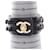 Timeless Bracciale Charm Chanel Coco Mark Turnlock Nero D'oro  - vista 5