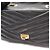 Borsa a Spalla Chanel Bias Stitch Nero - vista 12