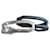 Hermès Play Bracelet Brushed Steel and Black PVD Silvery  - view 1