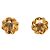 Orecchini a clip Chanel Vintage Flower Motif D'oro - vista 2