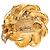 Orecchini a clip Chanel Vintage Flower Motif D'oro - vista 3