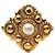Spilla Chanel Vintage placcata oro D'oro