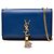 Borsa a tracolla Saint Laurent YSL Monogram Classic Kate Tassel Chain Blu