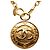 Collana Specchio Chanel Vintage Coco Mark D'oro