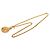 Collana Specchio Chanel Vintage Coco Mark D'oro - vista 3
