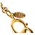 Collana Specchio Chanel Vintage Coco Mark D'oro - vista 5