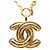 Collana Chanel Matelassé placcata oro D'oro