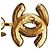 Collana Chanel Matelassé placcata oro D'oro - vista 5