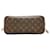 Borsa Louis Vuitton Monogram Neverfull PM Marrone - vista 5