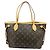 Borsa Tote Louis Vuitton Monogram Neverfull PM Marrone - vista 2
