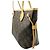 Borsa Tote Louis Vuitton Monogram Neverfull PM Marrone - vista 4