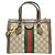 Borsa a Spalla Ophidia GG Supreme 547551 di GUCCI Beige - vista 2