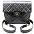 Chanel Matelassé Square Rucksack Schwarz