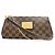 Borsa a tracolla Louis Vuitton Eva Damier Ebene Marrone