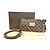 Borsa a tracolla Louis Vuitton Eva Damier Ebene Marrone - vista 11