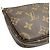 Louis Vuitton Mini Pochette Accessoires Marrone - vista 4