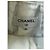 Minigonna Chanel in vernice bianca e tweed multicolore Bianco - vista 5