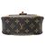 Mini borsa a tracolla Louis Vuitton Monogram Deauville Marrone - vista 5