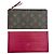 Pochette Felicie Monogram Louis Vuitton Bolso de Hombro Castaño Fucsia - vista 13