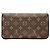 Pochette Felicie Monogram Louis Vuitton Bolso de Hombro Castaño Fucsia - vista 2
