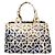 Prada Canapa Canvas Handbag/Tote Bag Blau Orange - Ansicht 2