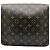 Borsa a tracolla Louis Vuitton Monogram Cartouchiere Marrone - vista 2