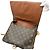 Borsa a tracolla Louis Vuitton Monogram Cartouchiere Marrone - vista 8