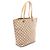 Borsa Tote Gucci GG Canvas beige e marrone - vista 2