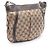 Borsa a Spalla Gucci Abbey GG Canvas Marrone Beige - vista 2