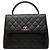 Timeless Borsa Chanel Coco Mark Matelassé Nero