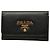 Prada Saffiano 4-Schlüssel Etui Schwarz