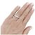 Autre Marque Diamant-Eternity-Ehering, weißgold. - Ansicht 6