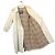 Burberrys Gabardina de algodón beige Crema
