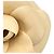 Timeless Chanel Vintage Camelia Blumen Brosche aus beigem Stoff - vista 2