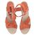 Céline Espadrilles in scamosciato arancione - vista 4