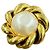 Timeless Orecchini Chanel Vintage Faux Pearl Clip On D'oro - vista 3