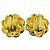 Timeless Orecchini Chanel Vintage Faux Pearl Clip On D'oro - vista 4