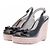 Dior Zeppe in vernice nera Nero