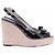 Dior Zeppe in vernice nera Nero - vista 6