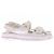 Chanel Sandali "Dad Sandals" in tweed bianco - vista 6