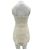 Autre Marque Creme Kleid Blumen-Detail Beige - Ansicht 2