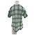 Autre Marque Blusa a quadri verdi e bianchi Verde - vista 2