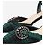 Dior Mules mit Kitten Heels in grün-schwarzem Tartan - Größe EU 35 - Ansicht 4
