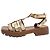 Céline Sandalias Gold Clea Triomphe - talla EU 38 Dorado