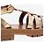 Céline Sandalias Gold Clea Triomphe - talla EU 38 Dorado - vista 5