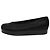 Loro Piana Black satin platform flats - size EU 39.5