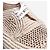 Robert Clergerie Neutrale Raffia-Plateau-Schuhe - Größe EU 39 - Ansicht 5