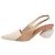 Rejina Pyo Neutrale Connie Slingback-Pumps - Größe EU 37 Roh